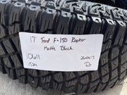 (5) 17" Ford F-150 Raptor OEM 10611 rims wheels Bronco tires GOODYEAR 35" Texas Truck Tire