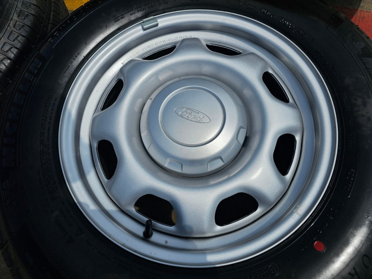 17" Ford F-150 OEM rims wheels 3857 tires steel 2023 2024 2025 2026 MICHELIN NEW Texas Truck Tire