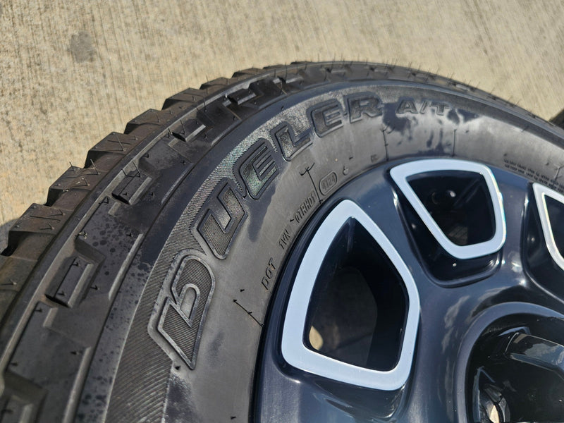 20" Ford F-250 F-350 OEM Lariat Platinum wheels rims 10486 tires 2024 2025 Texas Truck Tire