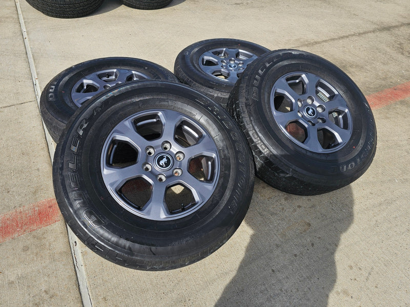 17" Ford Bronco Big Bend wheels rims 10384 OEM Ranger 2023 2024 2025 2026 Texas Truck Tire