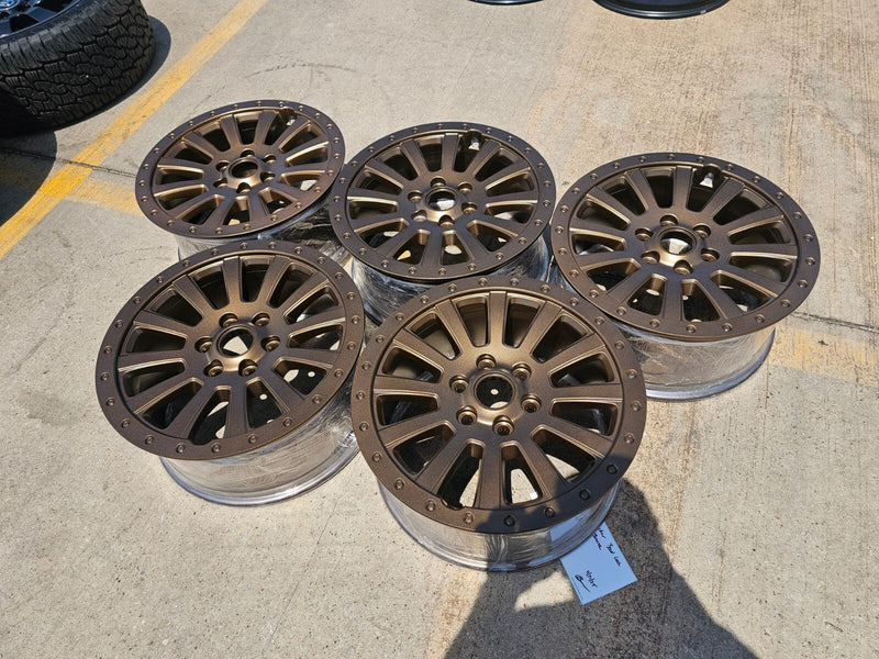 (4) 18" INEOS Grenadier OEM wheels rims Beadlock 2023 2024 2025 2026 NEW Texas Truck Tire