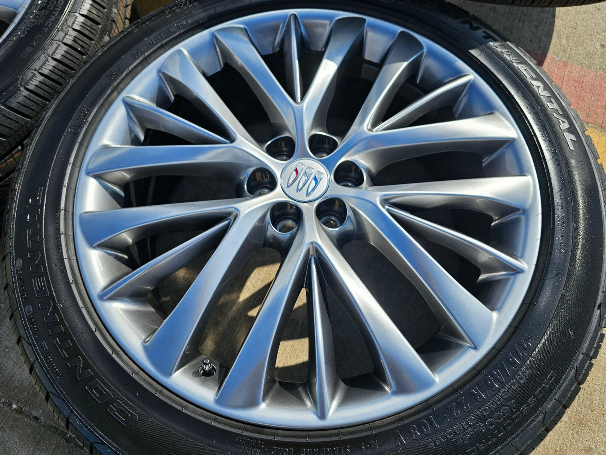 22" Buick Enclave OEM 90043 wheels rims Blazer Acadia Traverse XT6 2025 2026 NEW Texas Truck Tire