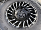18" 18x10 Fuel CYCLONE D683 Jeep Wrangler wheels rims 5x5 5x127 TOYO R/T 37" Texas Truck Tire