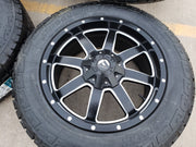 20x9 Fuel Jeep Maverick Wrangler Gladitor wheels rims 33" tires 5x127 5x112 Texas Truck Tire