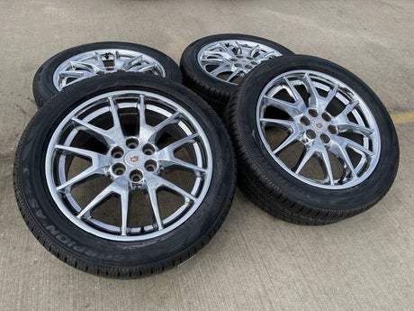 20" Cadillac SRX XT6 XT5 OEM 4709 wheels rims Blazer GMC Acadia PIRELLI NEW Texas Truck Tire