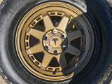 17" 4Runner Toyota Tacoma OEM BRONZE wheels rims FJ HANKOOK DYNAPRO A/T2 NEW Texas Truck Tire