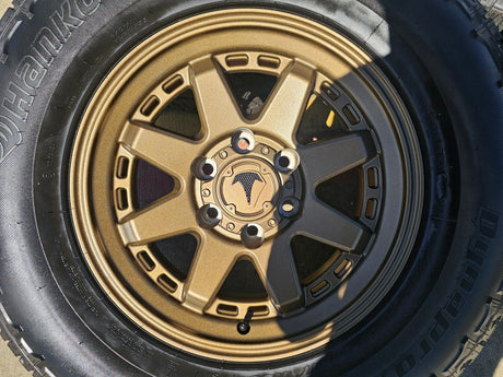 17" 4Runner Toyota Tacoma OEM BRONZE wheels rims FJ HANKOOK DYNAPRO A/T2 NEW Texas Truck Tire