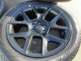 22" Dodge Ram 1500 OEM LIMITED Laramie wheels rims black 2725 2684 PIRELLI NEW Texas Truck Tire