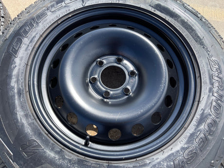 (1) 18" INEOS Grenadier OEM steel wheel rim tire 2024 2025 2026 NEW Texas Truck Tire