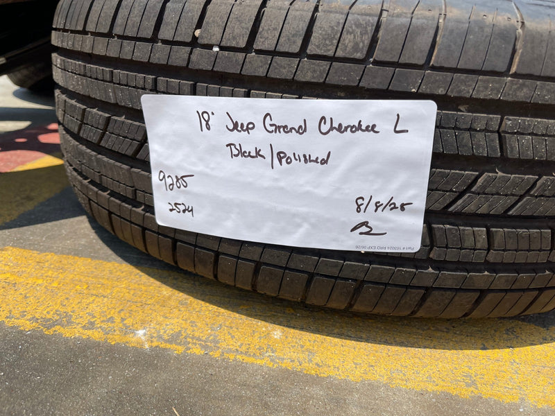18" Jeep Grand Cherokee L OEM wheels rims 9285 95198 Durango 2025 MICHELIN NEW Texas Truck Tire
