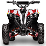 MotoTec E-Bully 36v 1000w Children's All-Terrain Vehicle - White, Red and Blue