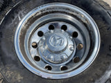 17" Dodge Ram 3500 Dually Laramie 8x200 wheels rims 2701 2702 OEM FIRESTONE Texas Truck Tire