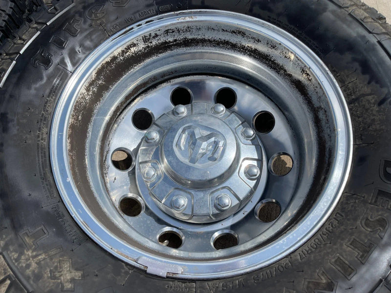 17" Dodge Ram 3500 Dually Laramie 8x200 wheels rims 2701 2702 OEM FIRESTONE Texas Truck Tire