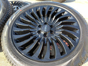 22" Lincoln Navigator OEM rims wheels 10179 Black Label tires PIRELLI NEW Texas Truck Tire