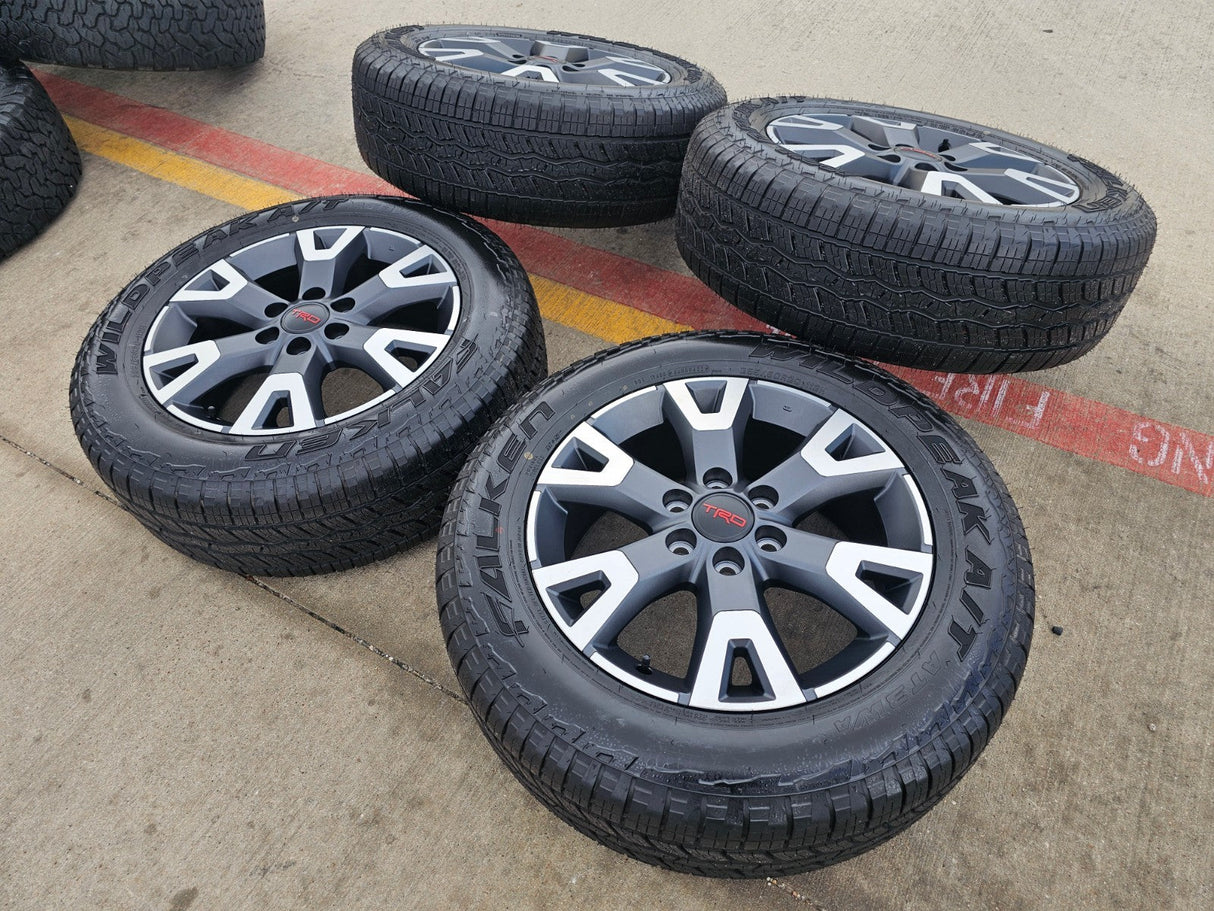 20" Toyota 4Runner TRD OEM 94198 wheels rims Tundra Sequoia 2025 2026 FALKEN NEW Texas Truck Tire