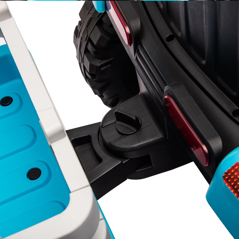 12V Battery-Powered Ride-On Tractor with Trailer and Remote Control