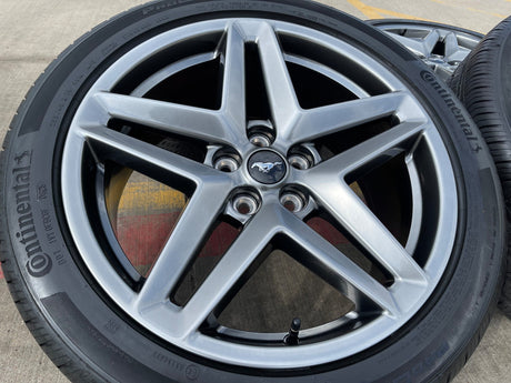 19" Ford Mustang Stealth GT OEM 10595 wheels rims CONTINENTAL 2024 2025 2026 NEW Texas Truck Tire