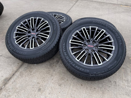 20" GMC Sierra Yukon Chevy Silverado OEM wheels rims 2024 2025 2026 NEW Texas Truck Tire