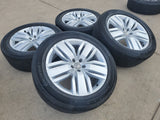 20" VW Atlas OEM wheels rims tires gray 70029 Audi Q7 Q8 2020 2021 2022 2023 Texas Truck Tire