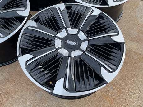 24" Cadillac Escalade IQ EV OEM 8x165 wheels rims Hummer 2500 2024 2025 2026 NEW Texas Truck Tire