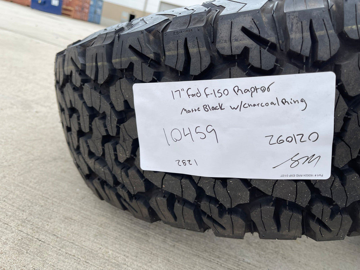 17" Ford F-150 Raptor OEM BEADLOCK rims wheels 10459 95210 BFG KO2 37" tires NEW Texas Truck Tire