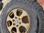 17" Ford Bronco 10384 OEM wheels rims BRONZE tires Ranger 35" M/T Texas Truck Tire