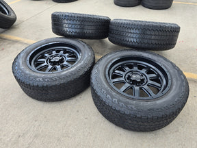 20x9 Weld Off-Road Stealth W168 Silverado Ford F-150 RAM wheels rims 6x139 6x135 Texas Truck Tire