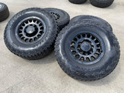 18" AEV SALTA GMC Sierra AT4X Chevy Trail Boss 2500 OEM wheels rims GOODYEAR 35" Texas Truck Tire