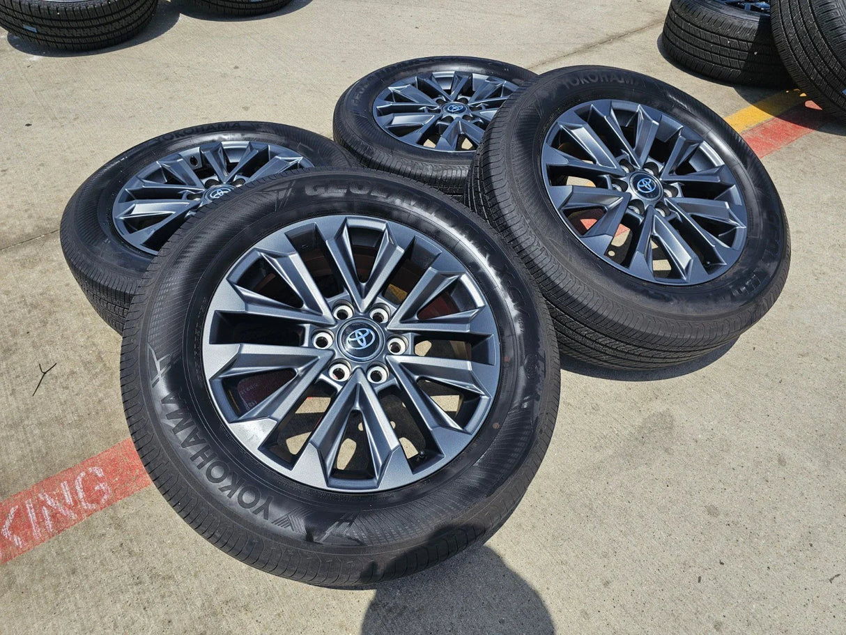 20" Toyota Land Cruiser OEM wheels rims 94057 Tundra Sequoia 2024 2025 2026 Texas Truck Tire