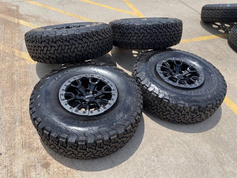 17" Ford F-150 Raptor Bronco R OEM BEADLOCK 51222 rims wheels 37" 2024 2025 NEW Texas Truck Tire