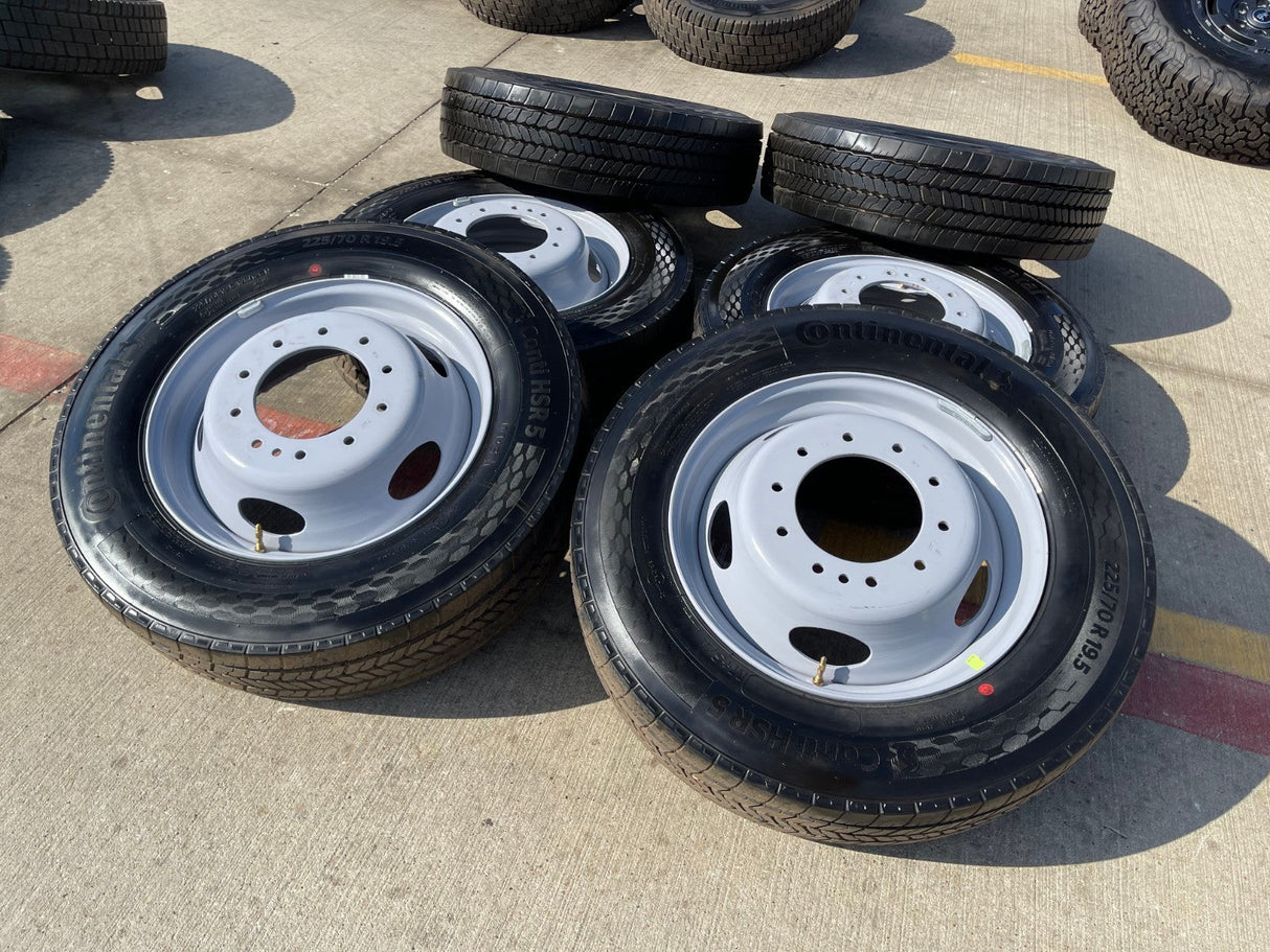 19.5" Ford F-450 Dually F-550 rims wheels RAM 4500 OEM 10x225 2024 2025 2026 NEW Texas Truck Tire