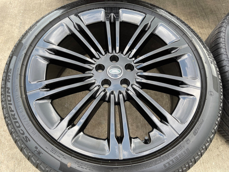 23" Land Rover Range AUTOBIOGRAPHY OEM 72377 wheels rims 2024 2025 2026 PIRELLI Texas Truck Tire
