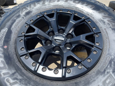 17" Ford F-150 Raptor R OEM BEADLOCK 10460 rims wheels 37" tires BFG Texas Truck Tire
