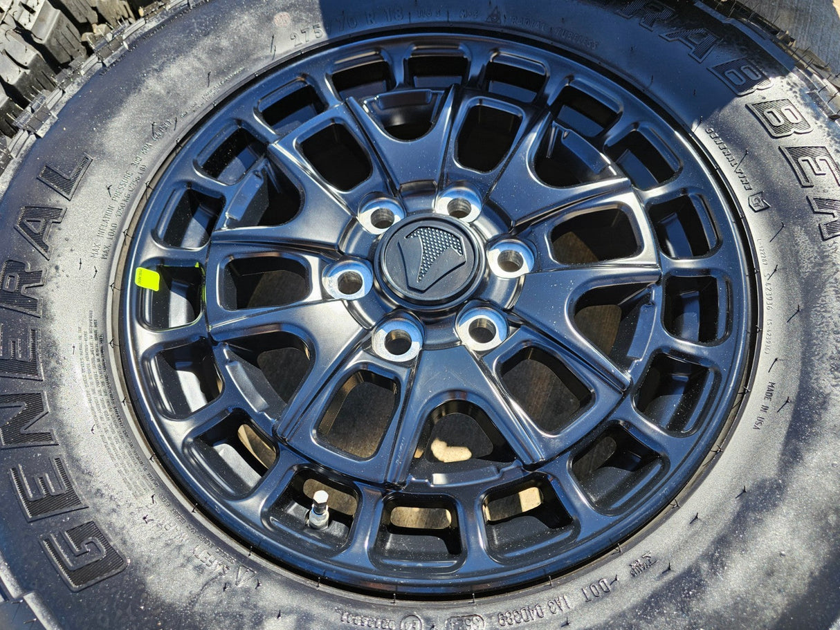 18" Toyota Tundra TSS T FORCE TRD OEM black wheels rims Sequoia GENERAL A/TX Texas Truck Tire