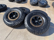 17" Ford F-150 Raptor OEM BEADLOCK rims wheels BRONZE 10459 95210 BFG 37" NEW Texas Truck Tire