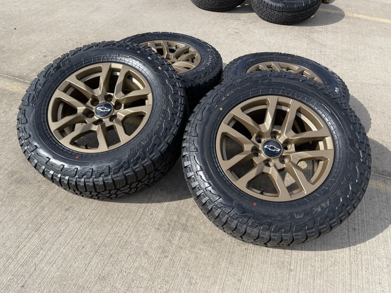 18" Chevy Silverado Suburban Tahoe OEM 5912 wheels rims Yukon Sierra FALKEN NEW Texas Truck Tire