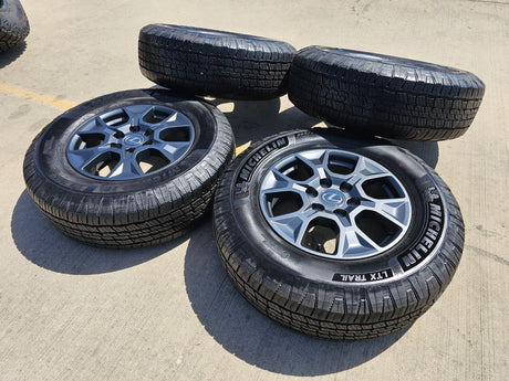 18" Lexus GX550 OEM wheels rims Toyota Land Cruiser Tundra Sequoia MICHELIN NEW Texas Truck Tire