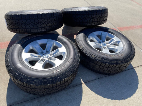18" Dodge Ram 1500 OEM wheels rims 2672 tires GENERAL A/TP Texas Truck Tire