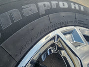 18" Ford F-150 Expedition OEM chrome rim wheel tire 10343 spare 2024 2025 2026 Texas Truck Tire