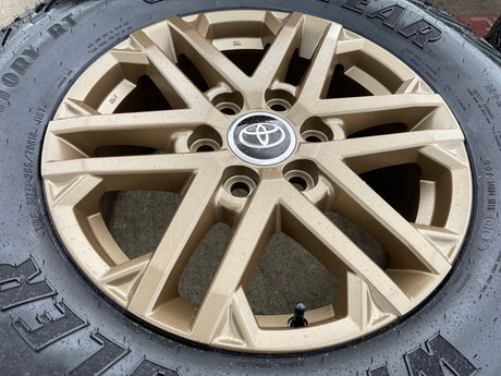 18" Toyota Tundra TRD OEM wheels rims 75281 Sequoia LX600 BRONZE 2025 2026 NEW Texas Truck Tire