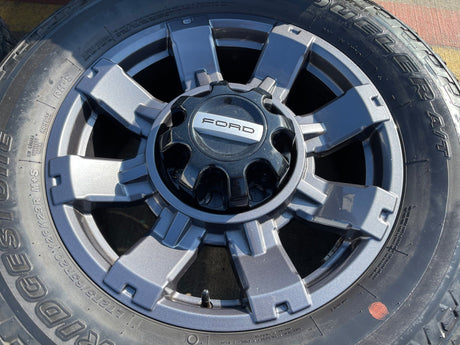 20" Ford F-250 F-350 OEM gray Lariat 10485 10296 wheels rims tires DISCOUNTED Texas Truck Tire