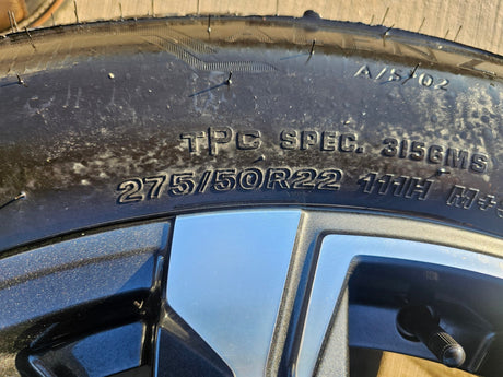22" Chevy Tahoe Silverado Suburban OEM wheels rims 2022 2023 2024 2025 2026 NEW Texas Truck Tire