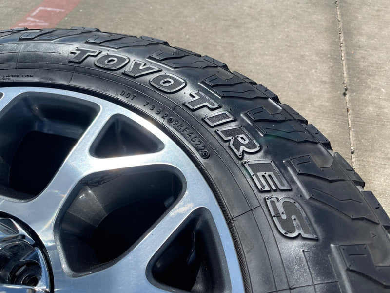 20" Ford F-250 F-350 OEM Lariat wheels rims 10292 10293 tires TOYO A/T Texas Truck Tire