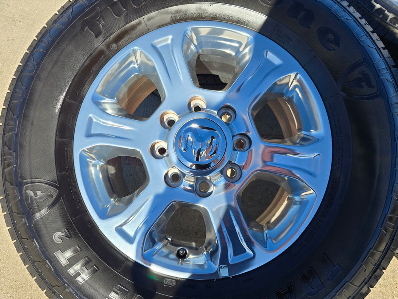 18" Ram 2500 3500 Laramie Power Wagon OEM wheels rims 2692 tires FIRESTONE Texas Truck Tire