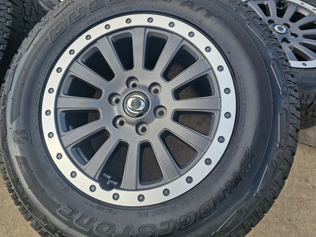 (4) 18" INEOS Grenadier OEM wheels rims tires beadlock 2023 2024 2025 2026 NEW Texas Truck Tire