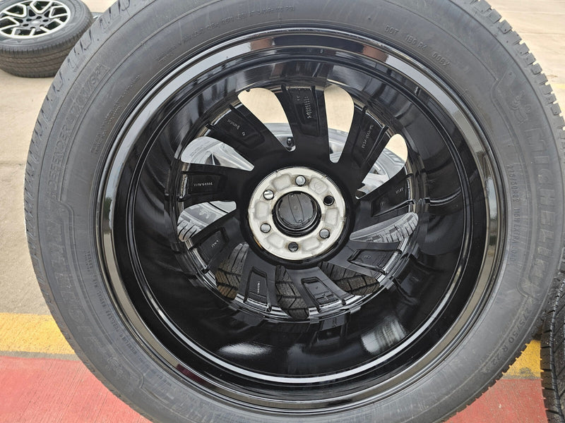 22" Lincoln Navigator OEM rims wheels 10497 Black Label MICHELIN NEW Texas Truck Tire