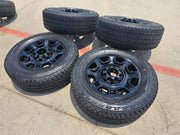 20" Ford F-250 F-350 OEM Lariat Platinum wheels rims 10486 tires 2025 2026 NEW Texas Truck Tire