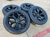 22" Dodge Ram 1500 OEM Laramie rims wheels tires 2685 black NEW Texas Truck Tire