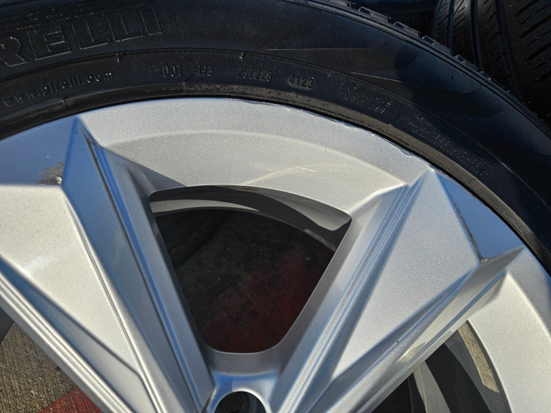 19" Audi Q7 OEM wheels rims Q8 RS S VW Atlas 12052 tires 2022 2023 2024 2025 Texas Truck Tire
