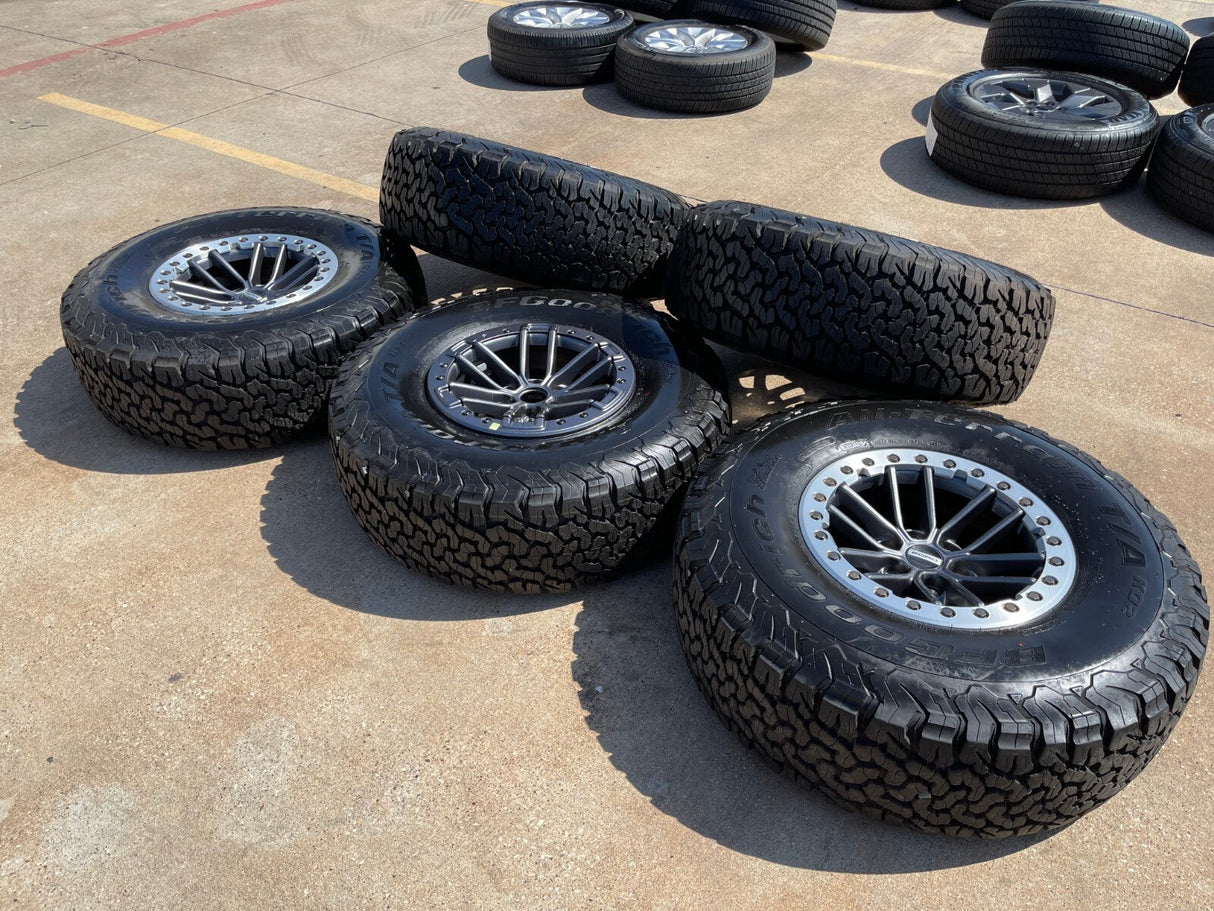 (5) 17" Ford F-150 Raptor OEM rims wheels TRUE BEADLOCK 96450 Expedition BFG 37" Texas Truck Tire